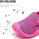 GUBARUN Toddler Boys Girls Sneakers Kids Lightweight Tennis Shoes Breathable (Pink)