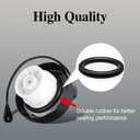 ASUBHA Gas Cap, Car Fuel Cap, Car Accessories Fuel Tank Filler Cap Compatible with Dodge Ram 1500 2500 3500 Challenger Town & Country Grand Cherokee, Replaces OEM #52030377AB 52124512AA 5278632AG