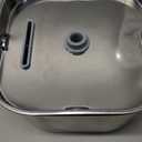 Cat Water Fountain Stainless Steel74oz/2.2L Water Fountains for Cats Indoor, Cat Fountains for Drinking, Ultra-Quiet, Water Level Window, Pet Water Fountain - 2 Filters + 2 Sponges