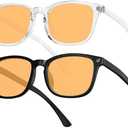 livho High Tech Blue Light Glasses - Advanced 99% Blue Light Blocking Computer Glasses - Anti Eyestrain & UV Glare Protection