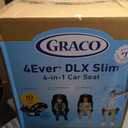 Graco 4Ever DLX Slim 4-in-1 Infant to Toddler Car Seat, Rear Facing, Forward Facing, to High Back Booster & Backless Booster, Slim Car Seat Saves Space & Grows with Child, Thompson, Mfg date: 03-18-25