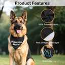 Dopamine Dealer Black Dog Bandana, Cute Dogs Adjustable Triangle Scarf Decoration, Funny Photo Prop Accessories for Outdoor Yard Play with Pets, Birthday Gifts for Pet Owner Puppy Dad Mom