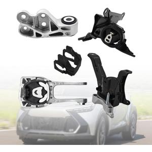 123050T341 123720T581 Engine Mounts & Transmission Mount, 4PCS Set Compatible with 2018-2022 Toyota C-HR LE XLE Nightshade 2.0L | OE A42130 123630T030 A42131 123640T030 A42136 A42137