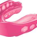 Gel Max Mouth Guard, Sports Mouthguard for Football, Lacrosse, Hockey, Basketball, Flavored Mouth Guard, PINK, Adult, Non-Flavored