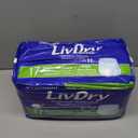LivDry Adult M Incontinence Underwear, Overnight Comfort Absorbency, Leak Protection, Medium, 17-Pack