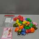 JOYIN 28 PCS Pink Valentines Cards with Animal Popping Eyes Keychains for Gifts Party Favor, Classroom Exchange Prize, Valentines Greeting Cards