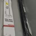 Reinforced 42 Tall x 130 Extra Wide Retractable Baby Gates Extra Tall Pet Gate for Wide Openings Long Dog gate with Rods to Prevent Crawling Through, Dog Gates for Doorways Indoor Outdoor, Black