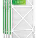 14x24x1 Air Filter 4 Pack, MERV 8 Pleated Dust Defense Air Filters Replacement Air Conditioner HVAC AC Furnace Filter, Durable and Lightweight