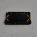 Vintage Decorative Tray Jewelry Tray Towel Tray Storage Tray Rings Necklace Bracelets Earrings Trays Cosmetics Jewelry Organizer Retro Design Bow Decor Resin Plate Coquette Room Decor (Black)