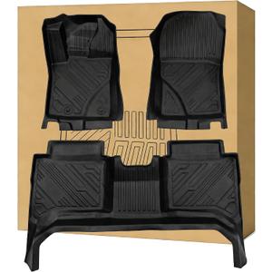 All Weather Floor Mats Floor Liner Waterproof Rug for Ford Ranger 2019-2023