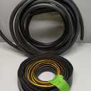 RV Slide Out Black Rubber 018-312-EKD D Seal Wiper 1" x 15/16 Inch 018-341 1/2 x 2.75 Inch Base Stripping for Camper Slideout Keystone Forest River Heartland Montana System Replace 018-312 EKD