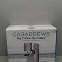 CASABREWS CM5418 Espresso Machine 20 Bar, Compact Espresso Maker with Steam Milk Frother, Stainless Steel Coffee Machine with 34oz Removable Water Tank for Cappuccino, Latte, Silver