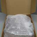 Ziliny 4 Pcs 10 Inch Paper Plate Holder Plastic Dinner Dish Drainer Paper Plate Dispenser Organizer for Kitchen Cabinets Storage Rack Dish Cradle for Countertop