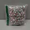 16 Feet Pink Christmas Garland Ornament for Christmas Tree Pink Peppermint Candy Cane Garland Ornaments Xmas Ball Hanging Wreaths Ornament for Holiday Decor Party Fireplace Banister Home Decor