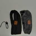 2-Pack Sleeping Headphones, Headband Headphones with Ultra-Thin HD Stereo Speaker, Bluetooth Headband for Sports, Workouts, Insomnia, Yoga, Air Travel, Meditation - Black&Grey