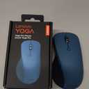 Lenovo Yoga Pro Mouse, Bluetooth, USB-C Rechargable, Dual Mode Bluetooth, 6 Button, Right Handed Design, Ergonomic Design, Programmable Buttons, 2-Way Metal Scroll Wheel, Tidal Teal