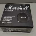 Marshall Major V Wireless On-Ear Bluetooth Headphones - 100+ Hr Playtime | Detachable Audio Cable | Microphone for Calls | Lightweight, Foldable Design for Travel - Black