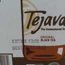 Tejava Original Unsweetened Black Iced Tea, 12 Pack, 1 Liter Glass Bottles, Non-GMO, Kosher, No Sugar or Sweeteners, No calories, No Preservatives, Brewed in Small Batches (EXP 01/26/28)