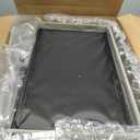 PINPLUS Folding Storage Ottoman Bench with Lid Tray, 30 inches Ottoman Coffee Table Grey Cube Chair Foot Rest Stool Storage Chest for Living Room Bedroom, Holds up to 550 lb