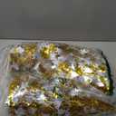 Libima 20 Pcs 10 Inch Mini Tinsel Christmas Tree Artificial Sequins Tabletop Christmas Tree Glitter Metallic Small Xmas Trees Miniature Xmas Trees for Home Office Desk Holiday Party Decor(Gold)