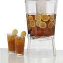3-Gallon Mosaic Beverage Dispenser Clear Acrylic