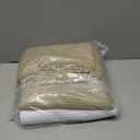 MICROFI New Microfiber Waffle Bath Towels, 2 Pieces, Oversized, Soft, Absorbent, Fast Drying, Lint Free 430 GSM (Beige+White)