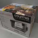 Gourmia Toaster Oven Digital Air Fryer - Convection Mode with 4 Slice Capacity, 3 Rack Positions, 12 Presets, Toast, Bagel, Bake, Roast, Broil, Dehydrate, Popcorn, Fits 9" Pizza, Stainless Steel, Large