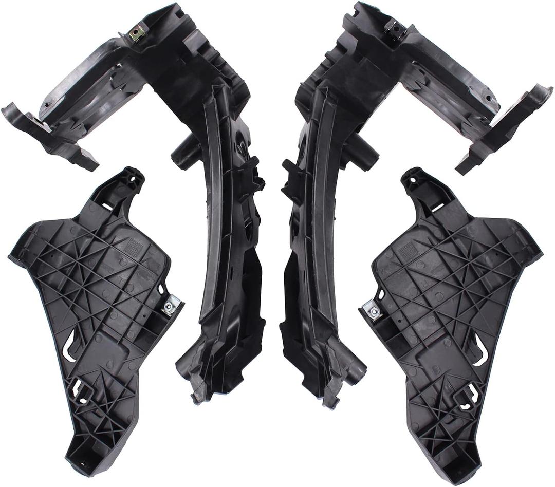 NewYall Left and Right Headlight Mounting Bracket Support Plates for Audi Q5 2013-2017, SQ5 2014-2017