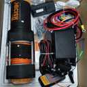 ORCISH Upgrade 3500 lb 12V DC Electric Winch, ATV/UTV Winch Kit for Towing, 1/4"30' Synthetic Rope with Both Wireless Handheld Remote and Corded Control Recovery, Easy Assembly Winches