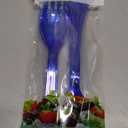 Jacent 6 Piece Blue Plastic Serving Utensils, Colors Vary - 1 Pack