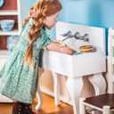 The Queen's Treasures 18 Inch Doll Furniture, Farmhouse Sink for Doll Kitchens Featuring Moving Knobs, Compatible with American Girl Kitchen Furniture