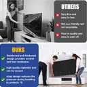 Wibeelee TV Cover Moving Dust Anti-Scratch TV Screen Cover Fits 70"-75" TV with Bottom Strap for Protection TV Moving Home Renovation Pet Scratch or Other Furniture(75")
