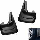 2 PCS Mud Flaps, 8.27 x 12.6 Inch Splash Guards Tire Protectors, No-Drill Mudguard mud Guards, Universal for Most Cars, Trucks, SUVs (Black)