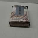 QJmydeco 102 Inch Long Curtains, Decorative 100 Percent Rod Pocket Blackout Curtains Back Tab for Bedroom/Dorm/Nursery Heat Blocking Thick Linen Drapes with White Backing&Hooks&Rings 100 Inch Wide