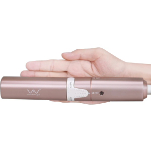 VAV Travel 1 Inch Mini Flat Iron for Short Hair,Portable Hair Straightener and Curler 2 in 1, Dual Voltage Curling Iron for Traveling,Compact Size
