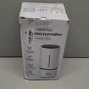 raydrop Cool Mist Humidifiers for Home Babies, 1.70 L Quiet and Small Ultrasonic Humidifier for Bedroom Nightstand, Space Saving, Auto Shut Off - (0.45 Gallon, US 110 V)