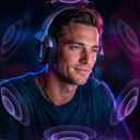 AOC Wired Gaming Headset, Surround Sound Headphones for Xbox Series X|S PS5 PC Switch, Noise Canceling Over-Ear Gaming Mic, RGB Lights, 50mm Drivers, 3.5mm Jack, Black