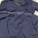 Pinup Fashion Women Evening Gowns Wedding Guest Prom Long Dress Navy Blue Large