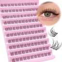 Natural Lash Clusters Wispy Cluster Eyelash Extensions D Curl 9-11MM Cluster Lashes Short Eyelash Clusters,9mm 10mm 11mm False Eyelashes 110pcs