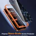 Diaclara Magnetic Designed for iPhone 17 Pro Max Case Full Body Bumper,[Compatible with MagSafe] Military Drop Proof Cover with Built-in Privacy Screen Protector,Orange