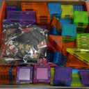 250 PCS 3D STEM Educational Magnetic Tiles for Kids Magnetic Blocks for Kids Magnetic Building Blocks Set (Christmas)