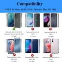 for Moto G 5G 2024 Case, Moto G Play 5G 2024 Case, Soft Silicone Rubber Bumper Hard Plastic Phone Case with Sliding Camera Lens Cover+360 Rotatable Kickstand Ring+HD Screen Protector Purple