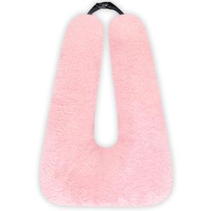 Swemos Travel Pillow, Car Pillow for Kids & Adults - Ergonomic Travel Pillows Sleeping Aid for Neck & Body Support, Car Travel Essentials Pillow on Road Trips-Pink