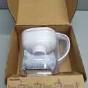 Brita Water Filter Pitcher for Tap and Drinking Water with 1 Standard Filter, Lasts 2 Months, 6-Cup Capacity, BPA Free, White
