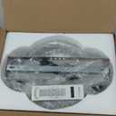 Zenouidle Dimmable Crystal Chandelier Modern Crystal Ceiling Light 3 Rings LED Flush Mount Celiling Light Fixture for Dining Room Bedroom Living Room (round two, dimmabble)