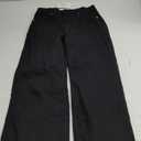 Guaile Women's Wide Leg Jeans High Waisted Stretchy Jeans for Women Straight Raw Hem Loose Casual Denim Black Size 6 Short