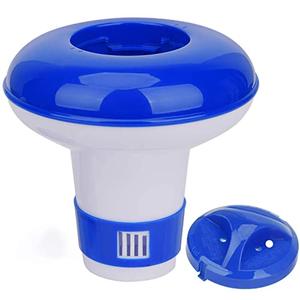 Floating Mini Spa Chemical Dispenser, Chlorine/Bromine Tablet Floater for 1 Inch Tablets, Idea for Spa, Hot Tub &,Fountain, Inflatable & Above-Ground Pools