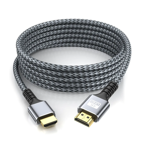 4k Hdmi Cable 25ft Ultra High Speed HDMI 2.0 Cable 4K@60HZ 3D ARC Gold Plated Connector Ethernet Audio Video Return HDMI Cord for UHD TV Monitor Laptop Xbox PS4/PS5 Roku TV ect grey