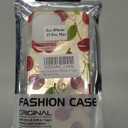 Cherry Heart Print Glitter Silver Phone Case for iPhone 16 6.1",Trendy Cute Coquette Fruit Aeshteitc Kawaii Protective Girly Pretty Bling Cover for iPhone 16 6.1in