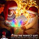 Meonum 2 Pack Christmas Night Light, 6 Color LED Vintage Christmas Night Light Dusk to Dawn, Nightlights Plug Into Wall for Bedroom Bathroom Living Room Porch Holiday Decor (Tree)